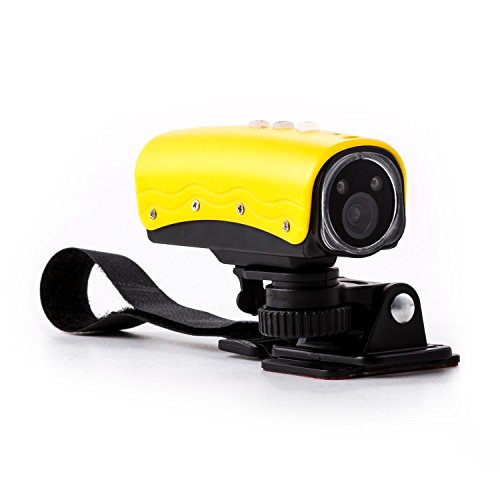 oneConcept Stealthcam 2G HD-Sportkamera Action Kamera Actioncam für Fahrrad, Motorrad und Unterwasser (1080p, Micro-SD-Karte bis 32GB, 15MP, inkl. Helm- und lenker-Halterung) gelb oneConcept Stealthcam 2G HD-Sportkamera Action Kamera Actioncam für Fahrrad, Motorrad und Unterwasser (1080p, Micro-SD-Karte bis 32GB, 15MP, inkl. Helm- und lenker-Halterung) gelb