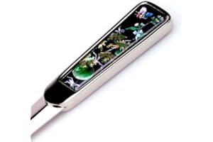 ANTIQUE ALIVE Mother of Pearl Design Letter Opener Metal Steel Office Hand Envelope Opener Gift Mail Slitter Letter Cutter Mail Opener Paper Cut Tool for Office Home School (Watermelon Poppy)