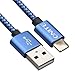 Price comparison product image Onite USB-C Data Cables for Galaxy S9 A40, Mote G7 G6, Xperia L1, OnePlus 7 Pro, Redmi Note 7, HUAWEI P20 Lite, Blue