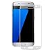 Produktbild Panzerglas Schutzfolie für Samsung Galaxy S7 Edge Schutzfolie 3D Gebogen Full Deckung Extrem Kratzfeste und Schmutzabweisende Gehärtetem Glas 0.33mm Dicke Displayschutzfolie (Lichtdurchlässig)