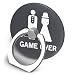 Produktbild Fighwy Gas-Kupplungsschalthalter für Mobiltelefon, Ring-Halterung, universal, für Smartphone, Ring-Halter, 360 ° drehbar, für iPhone, iPad, Samsung, HTC, Google Pixel, Nokia, LG, Game Over Wedding, Einheitsgröße