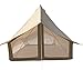 Produktbild Safari camping Outdoor Familie Camping Wasserdicht Safari Glamping Luxus Bell Zelt oder Wasserdicht Dach Unterschlupf für Zelt, Beige Cotton Canvas Tent