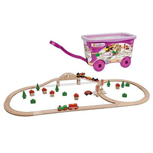 Preisvergleich Produktbild Eichhorn 100001225 - Bahnset mit Brücke, 55-teilig