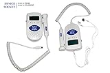 Jumper Medical JPD-100S6 Pocket Fetal Doppler, handgehaltenes Ultraschallgerät zum Hören und Überwachen der Baby-Herztöne, mit 3 MHz Sonde, CE, FDA, ISO Zertifizierung, mit 2 AA Batterien, weiss-blaue Farbe - 5