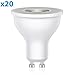 Produktbild ledscom.de GU10 LED Reflektorlampe 6.8W =60W 420lm 30° warm-weiß, 20 STK.