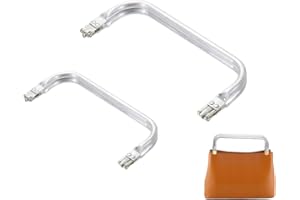 JEYORZY 2 Pièces Fermeture pour Crochet Sac, Fermoir Cadre pour sac, Cadre Tubulaire Internecadre, Fermeture pour Aluminium Poignée Sac Cadre pour sac à main Pochette Artisanat Projets DIY, 22CM+24CM