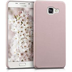 kwmobile Funda para Samsung Galaxy A5 (2016) - Carcasa de [Cuero sintético] para móvil - Cover [Trasero] en [Rosa Palo]