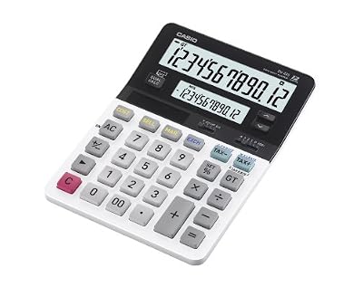Casio DV-220-S-EH Calculatrice de Poche Blanc/Noir