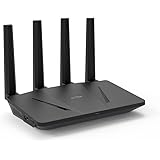 GL.iNet GL-AX1800(Flint) WiFi 6 Router - Dual Band Gigabit Wireless Internet Router | 5 x 1G Ethernet Ports | Up to 120 Devic