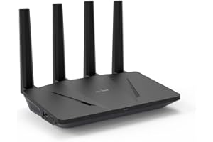 GL.iNet GL-AX1800(Flint) WiFi 6 Router - Dual Band Gigabit Wireless Internet Router | 5 x 1G Porte Ethernet | Up to 120 Devices | Amazing OpenVpn&Wireguard Speed | WPA3 Security | MU-MIMO | 802.11ax