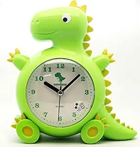 AVINT Big Size Alarm Clock with Night LED Light for Student and Kids Bedroom, for Bedroom Heavy Sleepers Kids and Girls, Students | Table Watch with Alarm |Alarm Clock for boy (Copper Clock)