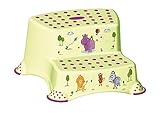 2er Set Z Hippo grün WC Aufsatz + Hocker zweistufig Toilettentrainer - 2