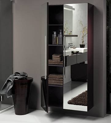 Preisvergleich Produktbild Keramag iCon Spiegelschrank Burgund Hochglanz