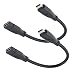 Produktbild MagiDeal 2 Stück USB 3.1 C Typ Stecker auf weibliche Anschluss Daten Sync Kabel - 20cm + 50cm