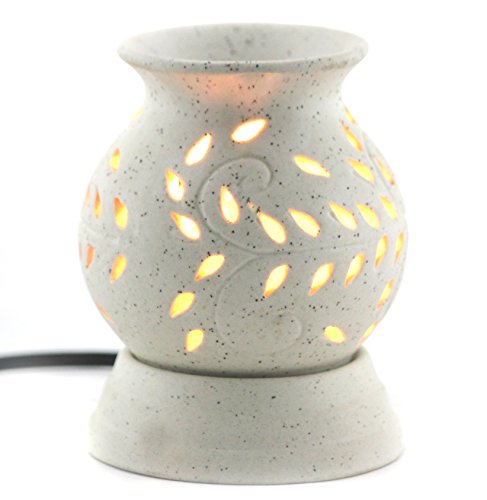 Brahmz Electric Aroma Oil Diffuser Electric Ancient Matki Diffuser with Bulb Electric Aroma Burner Electric Diffuser Matki Shape WD 12cm RS.315.00