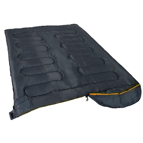 Docooler Schlafsack Herbst Winter Umschlag Mit Kapuze Außen Reisen Camping Wasserdicht Thick - 2