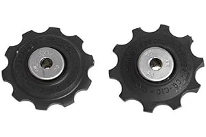 Campagnolo Unisex's Rear Derailleur Jockey Wheels, Black, 9 Speed