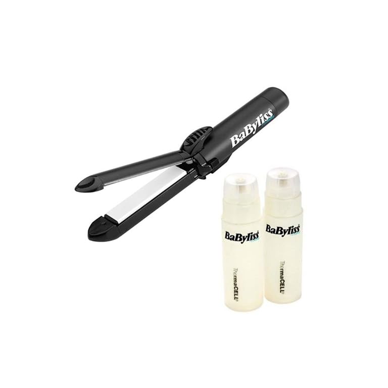 Babyliss 2581BU Cordless Portable Hair Straightener With 2 x Extra Free Babyliss 4580U Replacement Energy Cells