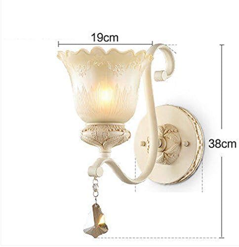 ZEMIN Wall Lamp Light European-style wall lamp bedroom bedside lamp wall lamp simple European living room TV wall lamp lighting wall lamp aisle stairs ( Size : A97 Single Head )