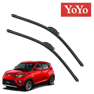 YoYo Car Wiper Blades for Mahindra Kuv 100 Set of 2 Pcs R 20 L 18