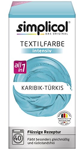 simplicol 1810 Textilfarbe intensiv All-in-1 | Karibik-Türkis