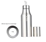 Volumen: 750 ml, 500 ml) botella de aceite con tapa.