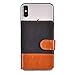 Produktbild ToMoYi Universal PU Leder Hülle Handy Cover Case Mini Handy Fall Kredit ID Card Mode Für Frauen Männer Männlichen Ändern Münze Geldbörse Taschen Design Denim-Nähte für iPhone Samsung Huawei Sony HTC