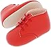 B620 BABY GIRL & BOY FIRST PRAM SHOES Soft Sole Boot | Age 6-12 Months Size 2 | Red Matt