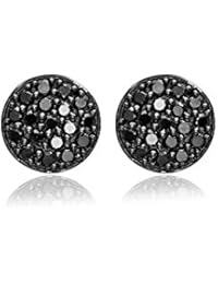 Sif Jacob de joyas pendientes para mujer en colour negro con circones Sacile