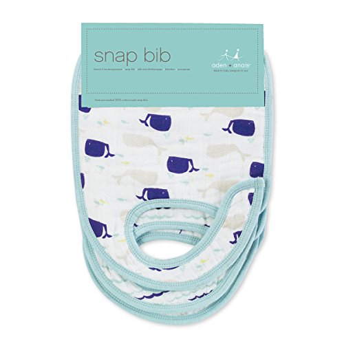 aden + anais 7118G Classic Snap Bib High Seas, 3er pack - 2