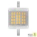 Produktbild Sunix R7S LED Lampen, ersetzt 60W Halogenlampen, 8W Warmes Weiß 3000K, 450lm Nicht Dimmbar, AC 85-265V, LED Leuchtmittel