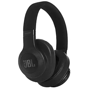 JBL E55BT by Harman Wireless Bluetooth Over The Ear Headphones with Mic (Black)