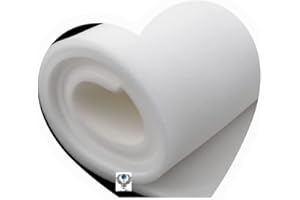 TAPIZADOS LUXOR Plancha de ESPONJA (200cm x 100cm x 1cm/ BLANDA- SUAVE 20KD) Espuma para DISFRACES, MANUALIDADES, PROTECTORES DE CUNA