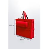 Ecm Proger Taşınabilir Katlanır &Ccedil;anta Şezlong Minderi Kırmızı 190x50 cm