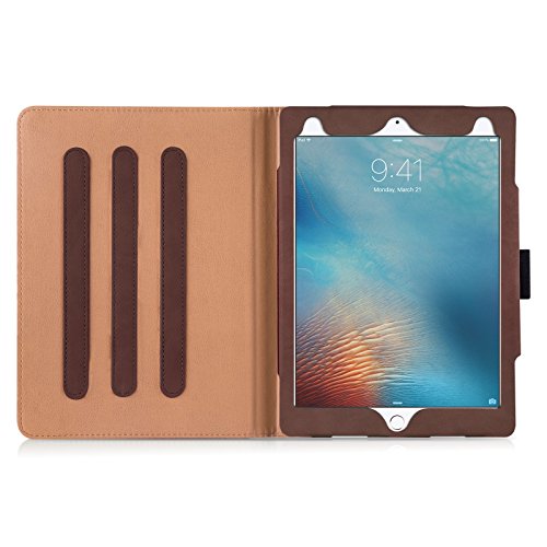 iPad PRO 9.7″ Hülle – JAMMYLIZARD Ledertasche Smart Case mit Standfunktion für iPad PRO 9.7″, BRAUN & HONIG, [MIT STIFT-HALTER] - 7