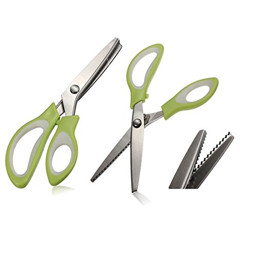 Baban Tijeras 5MM Tri  ngulo Dentado pa  o Tijeras Tijeras Tijera Dental Material de la Manija ABS   Acero Inoxidable