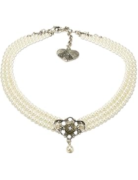 Alpenflüstern Trachten-Perlen-Kropfkette Hedwig - nostalgische Trachtenkette Damen-Trachtenschmuck Dirndlkette...