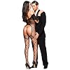 COSIVIA-Donna-Sexy-Vaso-Aperto-a-rete-off-spalla-Bodystocking-con-larco