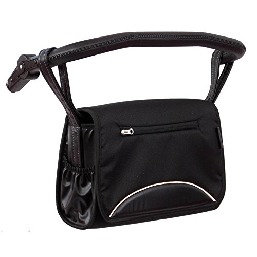 Preisvergleich Produktbild Zekiwa 803 / 862-03 komfortable Wickeltasche zum Kinderwagen Dessin: Black