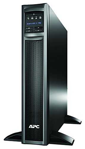 APC Smart UPS SMX750I, USV 750VA, Rack / Tower, bis zu 34 min. Überbrückungszeit bei Stromausfall, LCD Panel, ECO Mode - Stromsparfunktion