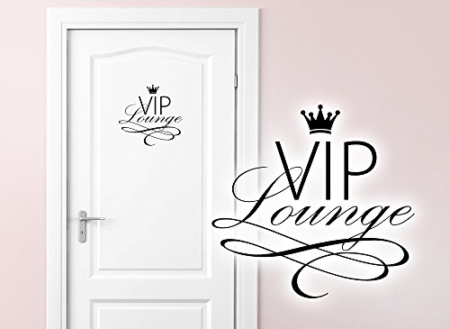Grandora W5373 Wandtattoo WC Türaufkleber VIP Lounge türkis - 2