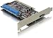 Produktbild Delock Controller Karte (1x eSATA, 1x SATA, 1x IDE)