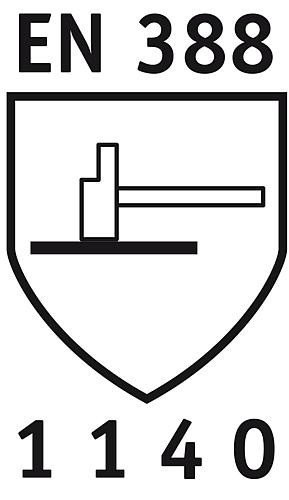 Nitras 6101 Strickhandschuhe Nylon/Baumwolle, Größe:10 - 3