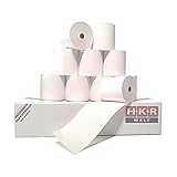  Papeles de Bon Olivetti ECR 7100-50 caja registradora rollos de papel normal 57/65/12-40 m - papeles certificados de HKR-Welt Bon