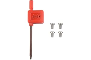 UTTASU Replace Your 1911 Handle Grips Screws with Quality Stainless Steel 4pcs(White)