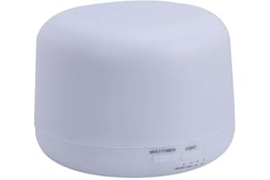 TEMPO DI SALDI BeNice dyfuzor zapachowy, 300 ml, ultradźwiękowy nawilżacz powietrza ze zmianą koloru, elektryczna lampa zapachowa, odświeżacz powietrza, olejki eteryczne, nebulizator, timer, dyfuzor LED A770