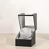 -Con el vidrio acrílico transparente superior, los relojes colocados en el interior pueden verse incluso cuando la caja está cerrada.