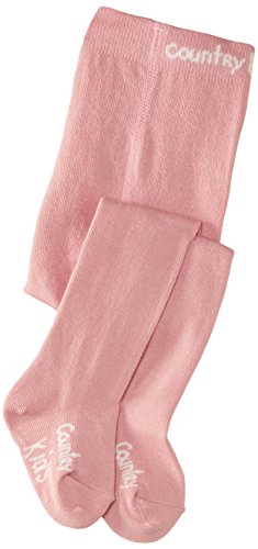Country Kids Baby Girls 0-24m Luxury Cotton Tights, Pink (Antique Rose), 6-12 Months