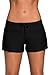 Aleumdr Damen Wassersport UV-Schutz Schwimmen Badehose Bikinihose Badeshorts Schwimmshortse Schwarze Small