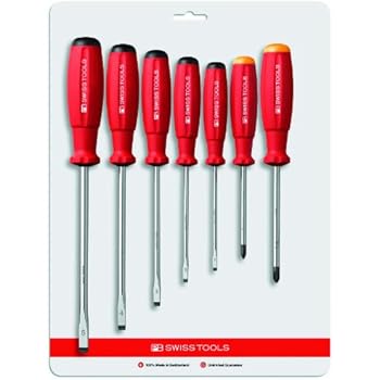 PB Swiss Tools POZIDRIV Kreuzschraubendreher Set PB 8243, 4-tlg (PZ0 ...